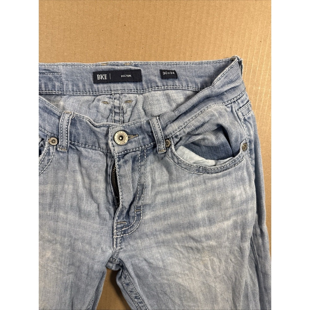 Buckle‎ Jeans Mens 33x34 Blue BKE Fulton Bootcut Denim Cowboy